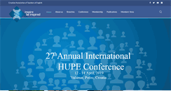 Desktop Screenshot of hupe.hr